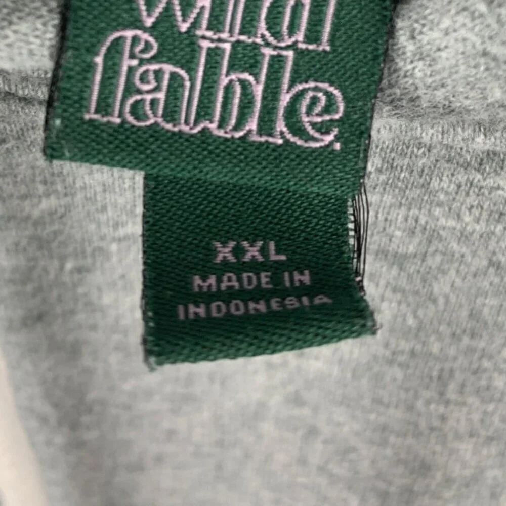 Women’s Wild Fable Gray Cropped Hoodie Size XXL - Picture 7 of 8